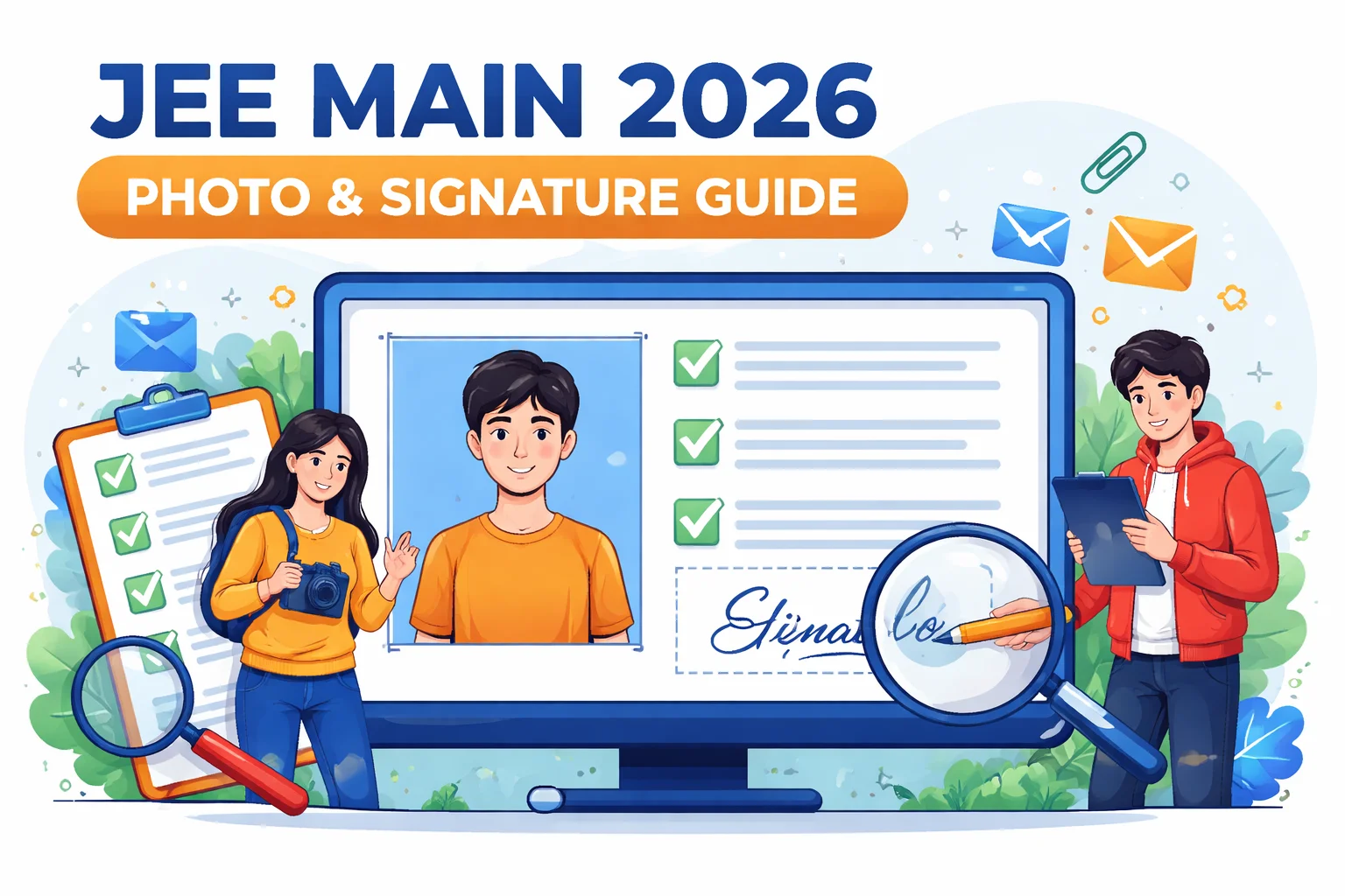 JEE Main 2026 Photo and Signature Guidelines - Rules Changed Complete Guide
